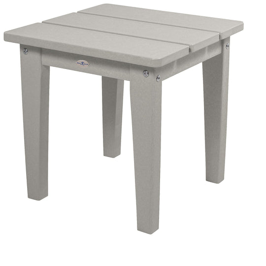 Cape Adirondack Small Side Table Table Bahia Verde Outdoors Cove Gray 