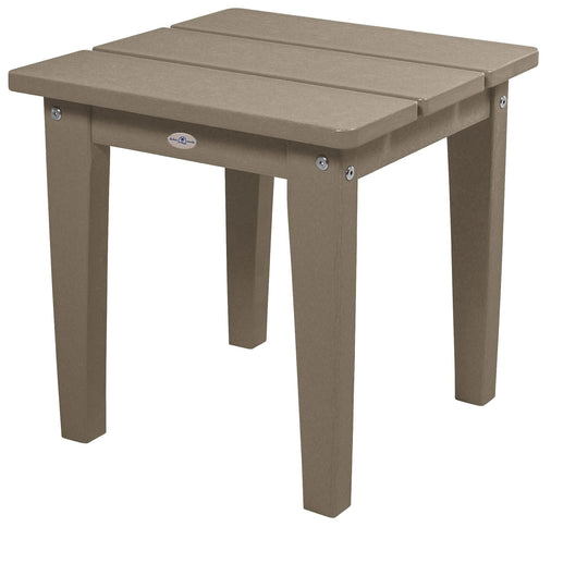 Cape Adirondack Small Side Table Table Bahia Verde Outdoors Cabana Tan 