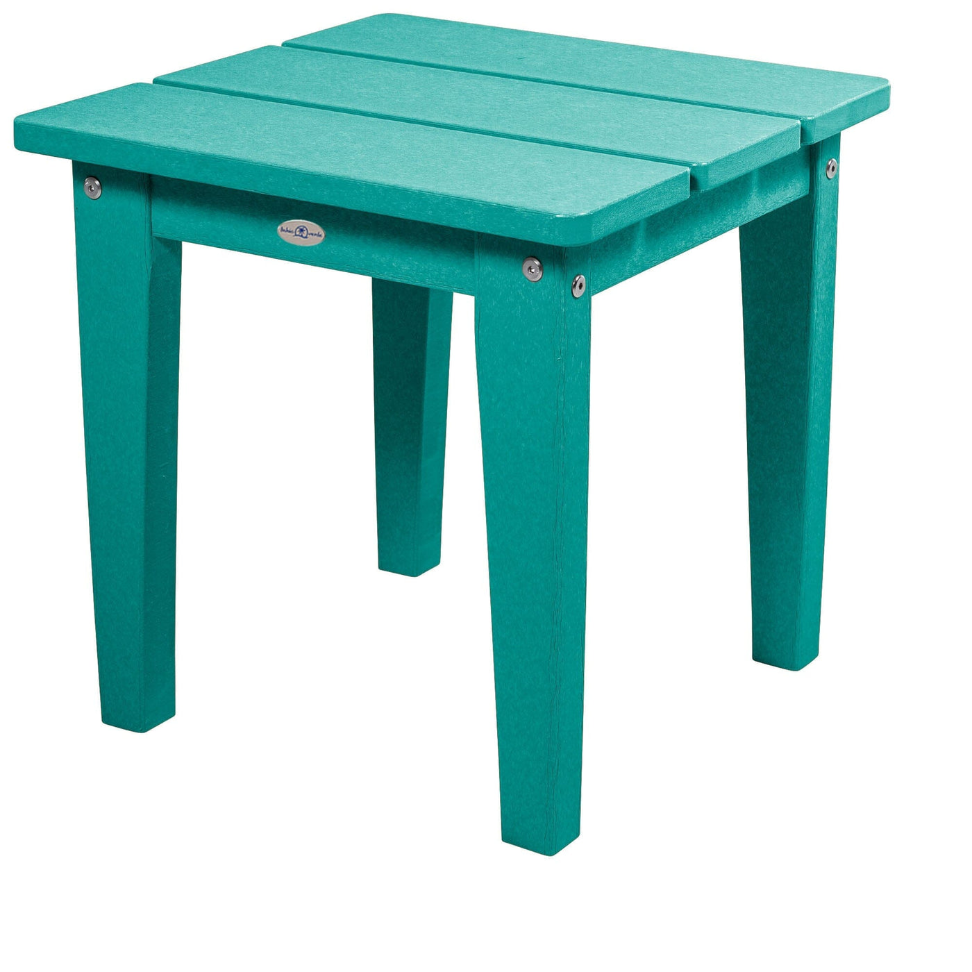 Cape Adirondack Small Side Table Table Bahia Verde Outdoors Seaglass Blue 