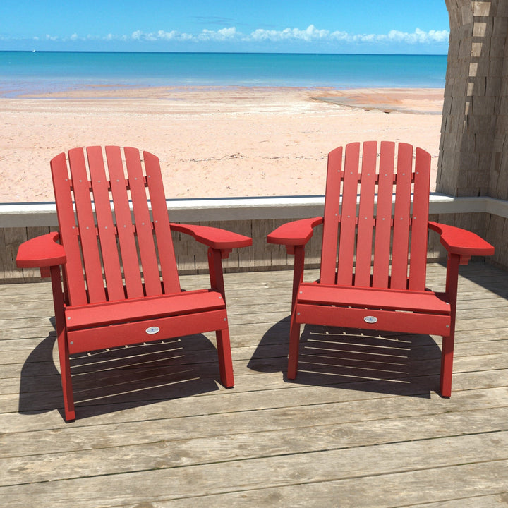 Cape Folding and Reclining Adirondack Chair (Set of 2) Kitted Set Bahia Verde Outdoors 