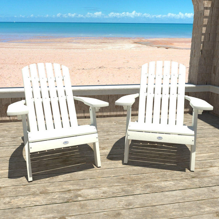 Cape Folding and Reclining Adirondack Chair (Set of 2) Kitted Set Bahia Verde Outdoors 
