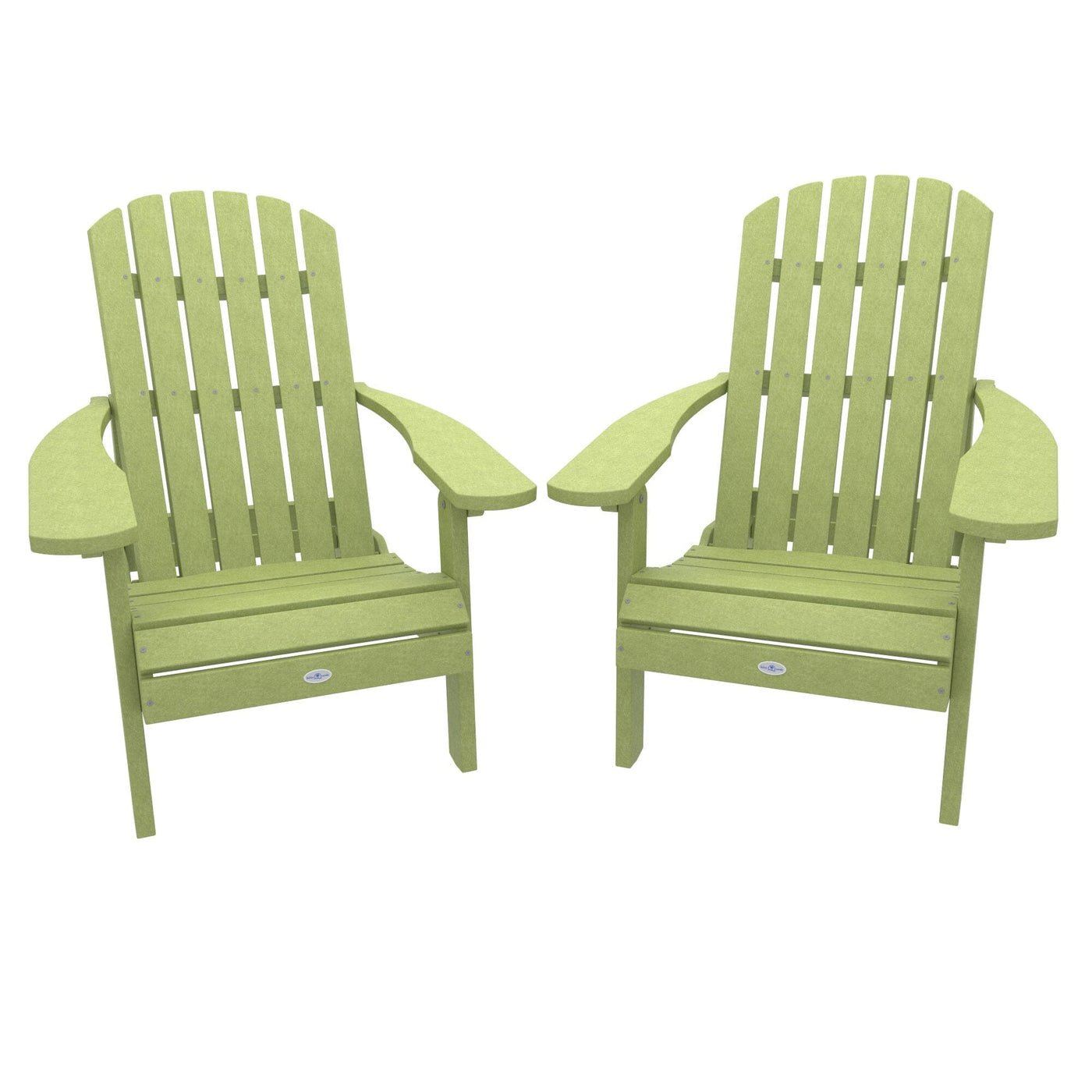 Cape Folding and Reclining Adirondack Chair (Set of 2) Kitted Set Bahia Verde Outdoors Palm Green 