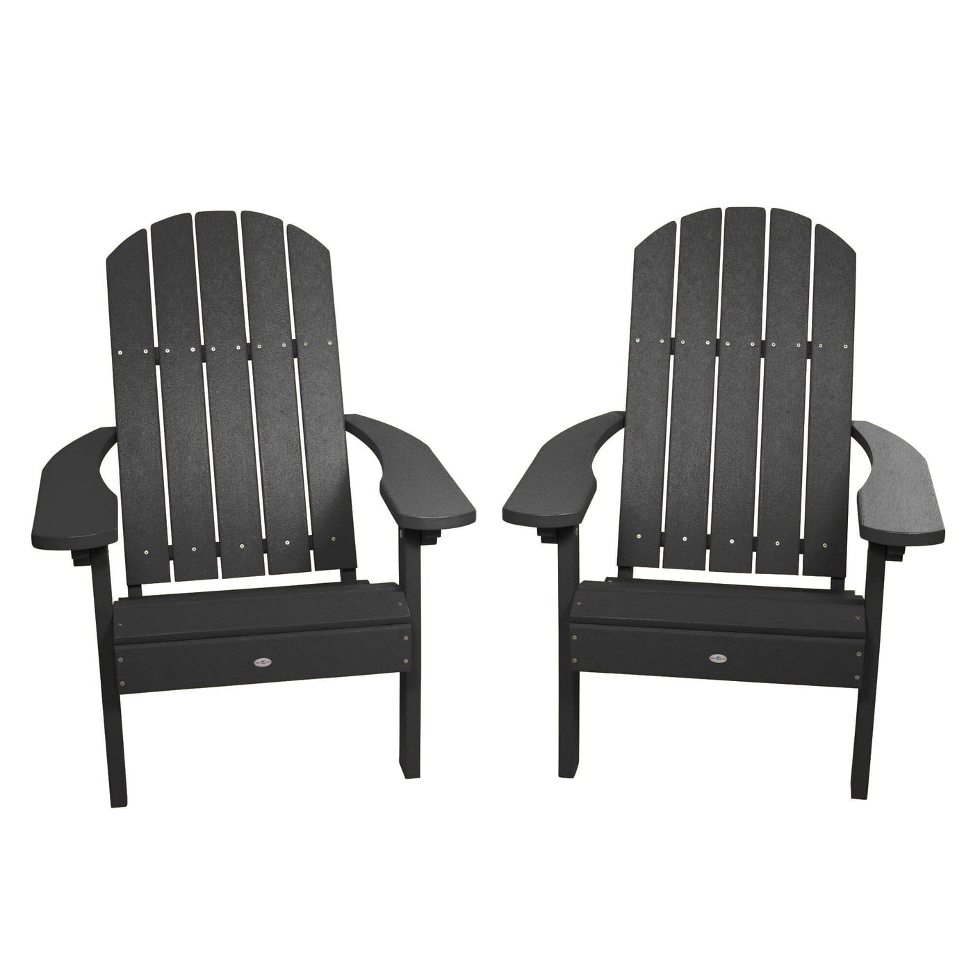 Cape Classic Adirondack Chair (Set of 2) Kitted Set Bahia Verde Outdoors Black Sand 