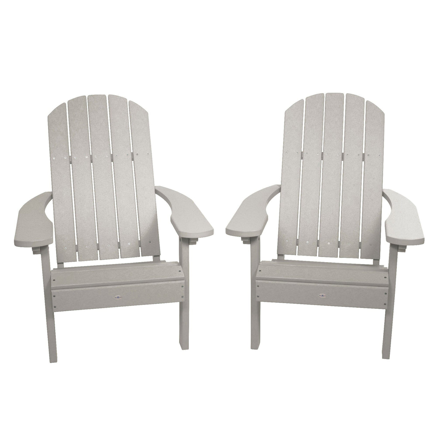 Cape Classic Adirondack Chair (Set of 2) Kitted Set Bahia Verde Outdoors Cove Gray 