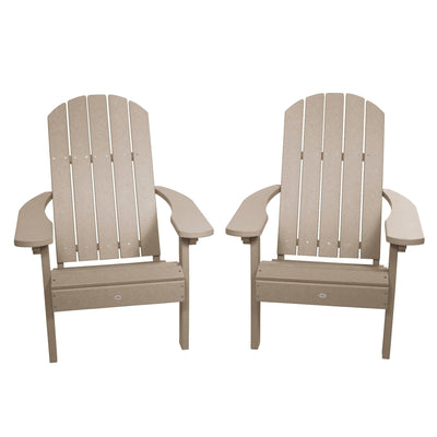 Cape Classic Adirondack Chair (Set of 2) Kitted Set Bahia Verde Outdoors Cabana Tan 
