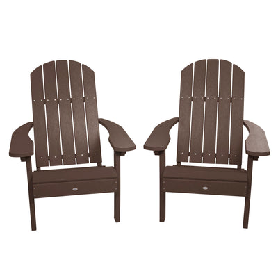 Cape Classic Adirondack Chair (Set of 2) Kitted Set Bahia Verde Outdoors Mangrove Brown 