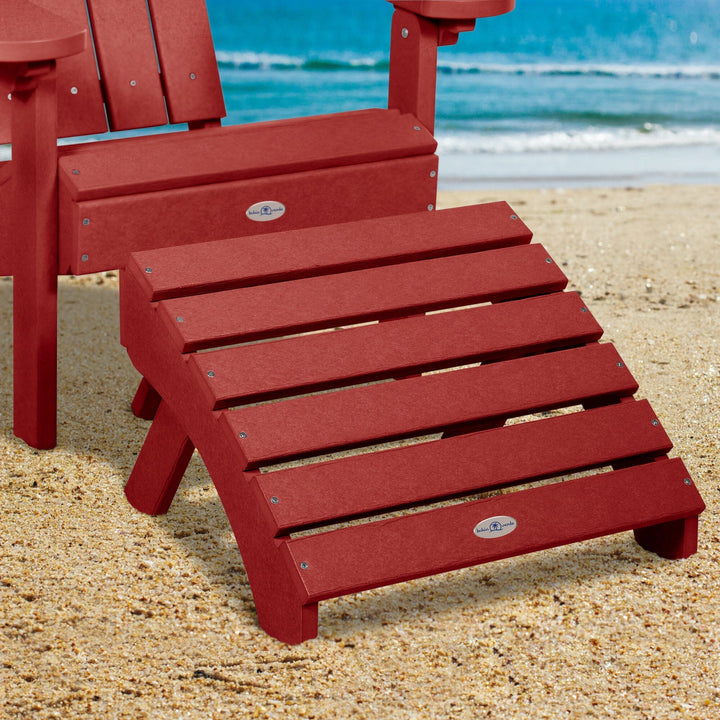 Cape Folding Adirondack Ottoman Ottoman Bahia Verde Outdoors 