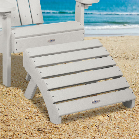 Cape Folding Adirondack Ottoman Ottoman Bahia Verde Outdoors 