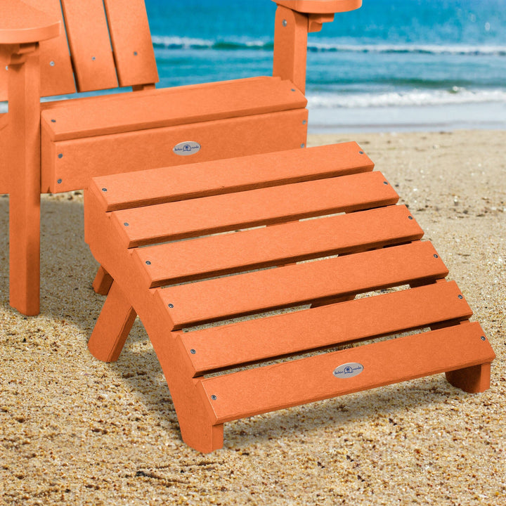 Cape Folding Adirondack Ottoman Ottoman Bahia Verde Outdoors 