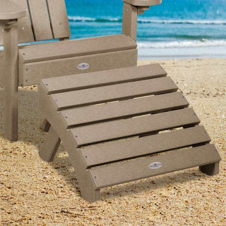 Cape Folding Adirondack Ottoman Ottoman Bahia Verde Outdoors 