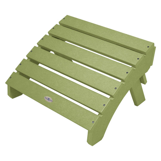 Cape Folding Adirondack Ottoman Ottoman Bahia Verde Outdoors Palm Green 