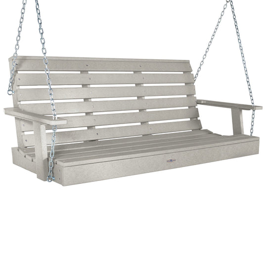 Riverside Porch Swing 5ft Swing Bahia Verde Outdoors Cove Gray 