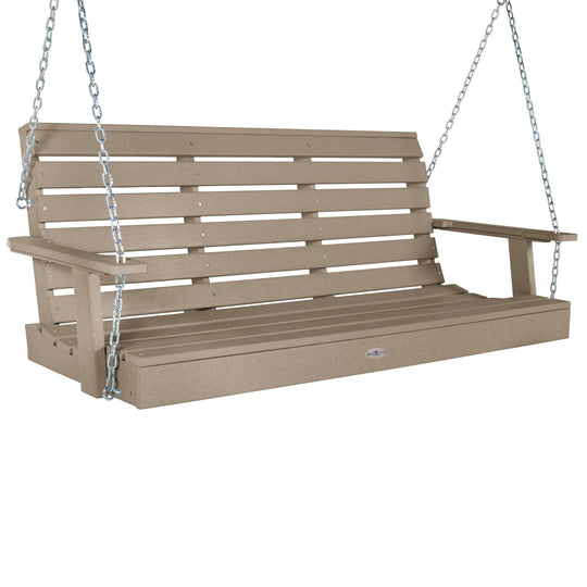 Riverside Porch Swing 5ft Swing Bahia Verde Outdoors Cabana Tan 