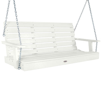 Riverside Porch Swing 5ft Swing Bahia Verde Outdoors Coconut White 