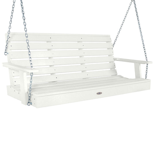 Riverside Porch Swing 5ft Swing Bahia Verde Outdoors Coconut White 