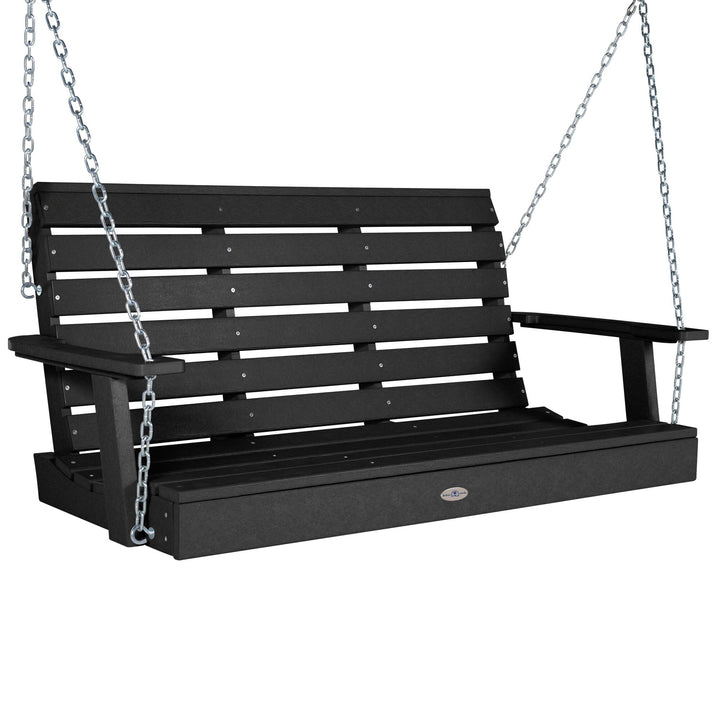 Riverside Porch Swing 4ft Swing Bahia Verde Outdoors Black Sand 