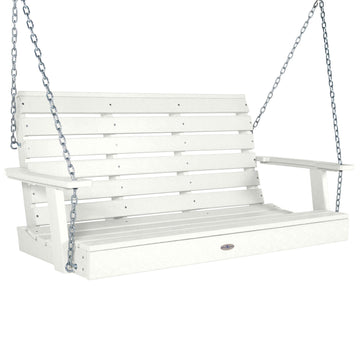 Riverside Porch Swing 4ft Swing Bahia Verde Outdoors Coconut White 
