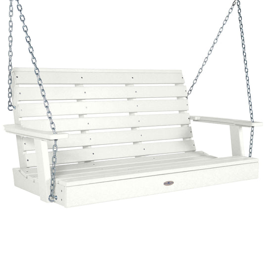 Riverside Porch Swing 4ft Swing Bahia Verde Outdoors Coconut White 