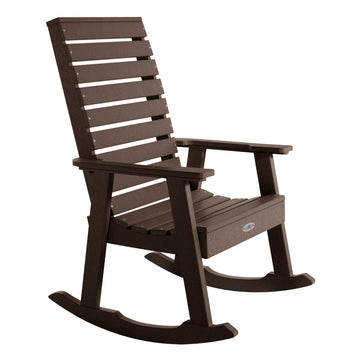 Riverside Rocking Chair Rocking Chair Bahia Verde Outdoors Mangrove Brown 