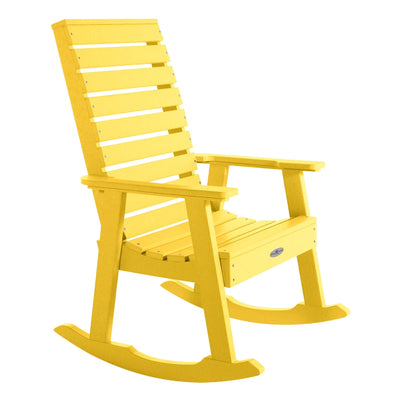 Riverside Rocking Chair Rocking Chair Bahia Verde Outdoors Sunbeam Yellow 