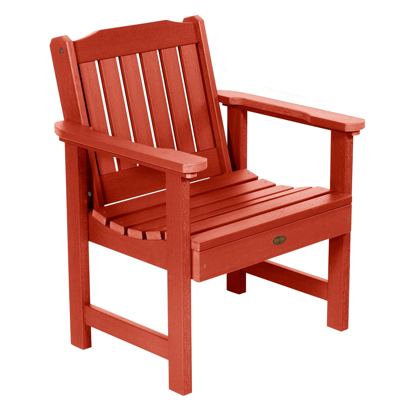 Commercial Grade "Springville" Lounge Chair Sequoia Professional Rustic Red 