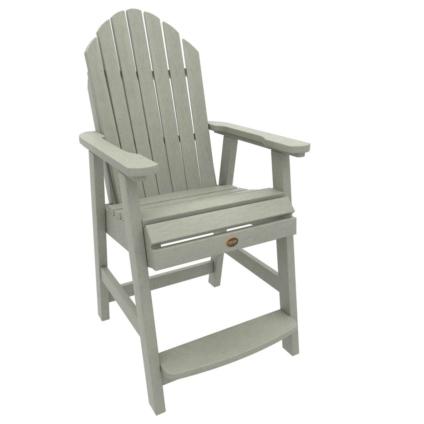 Commercial Grade Muskoka Adirondack Deck Dining Chair in Counter Height Adirondack Chairs Sequoia Professional Eucalyptus 