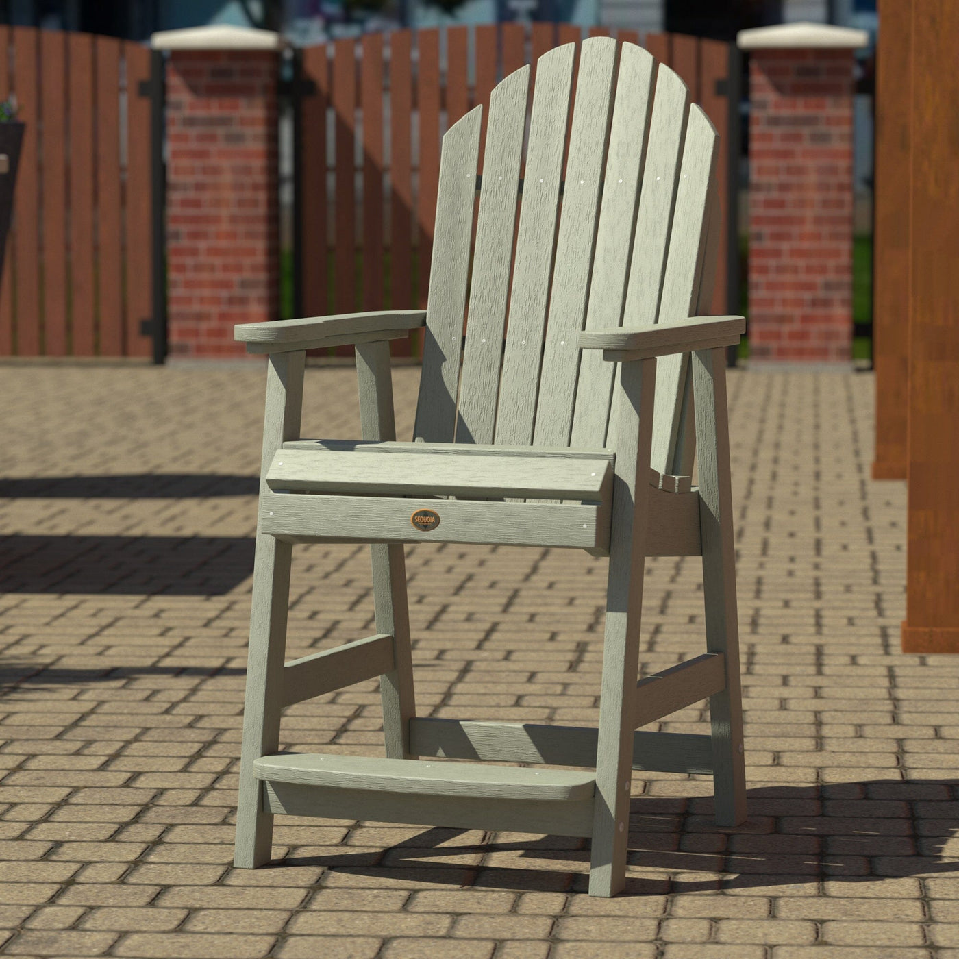 Commercial Grade Muskoka Adirondack Deck Dining Chair in Counter Height Adirondack Chairs Sequoia Professional 