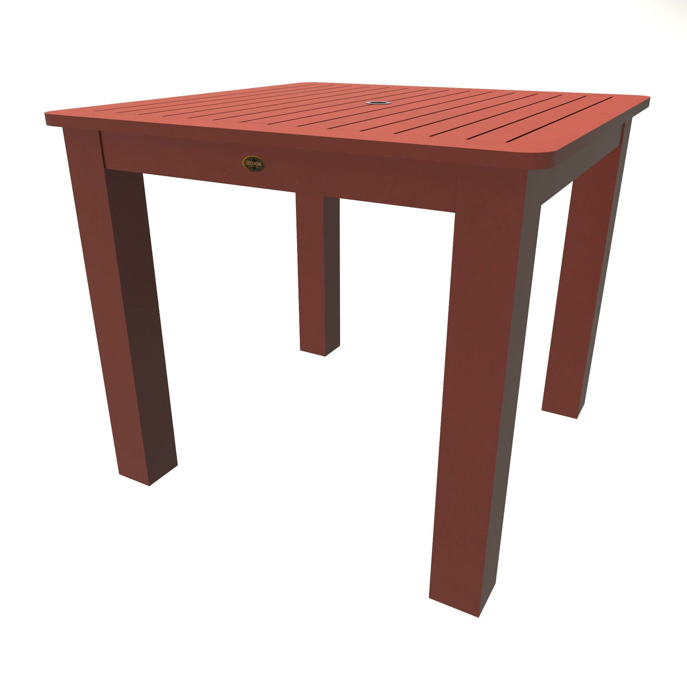 Square 42x42 Counter Dining Table Dining Sequoia Professional Rustic Red 