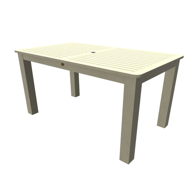Rectangular 42x72 Counter Table Sequoia Professional Whitewash 