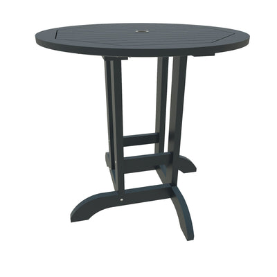 Commercial Grade 36-inch Round Counter Height Bistro Dining Table Sequoia Professional Federal Blue 