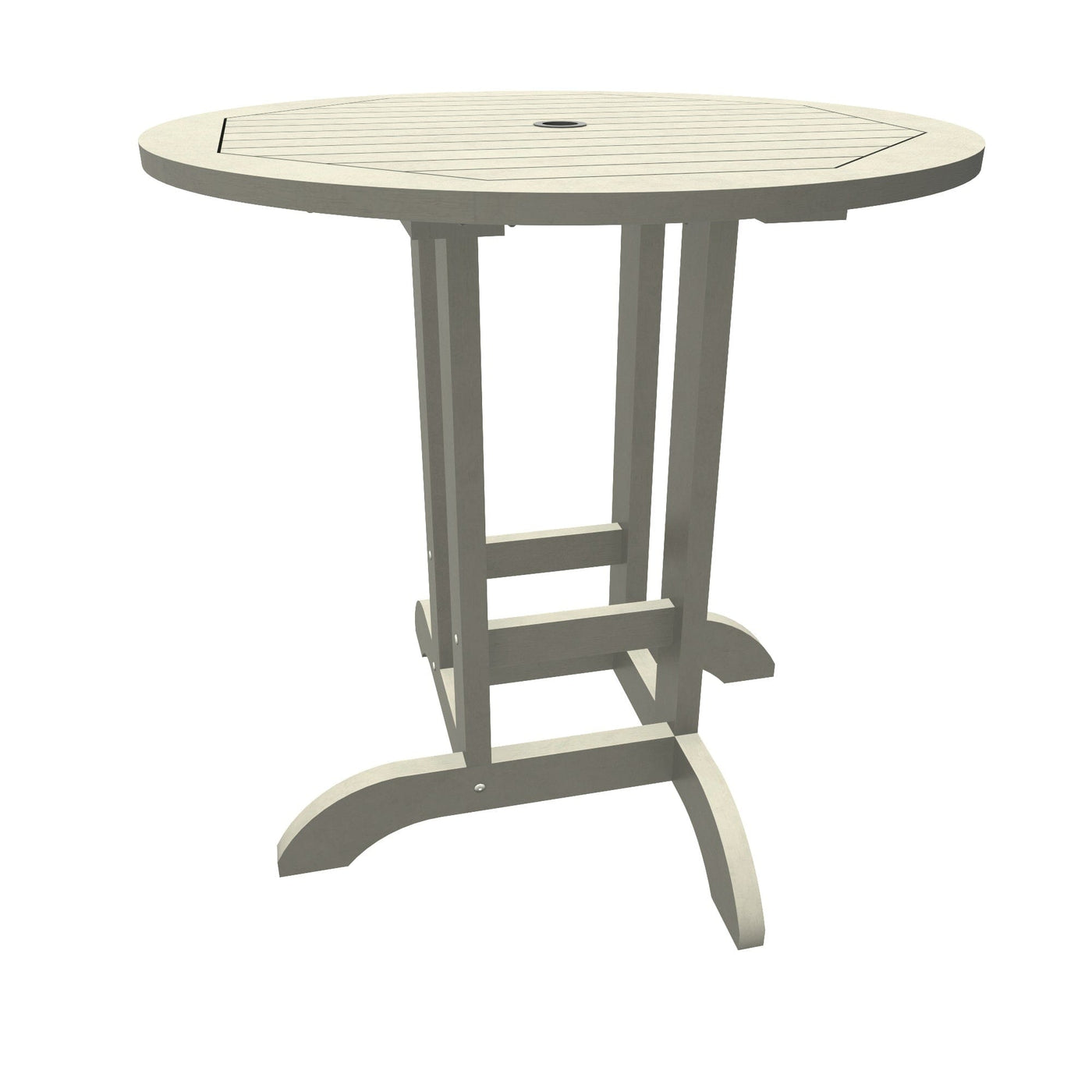Commercial Grade 36-inch Round Counter Height Bistro Dining Table Table Sequoia Professional Harbor Gray 