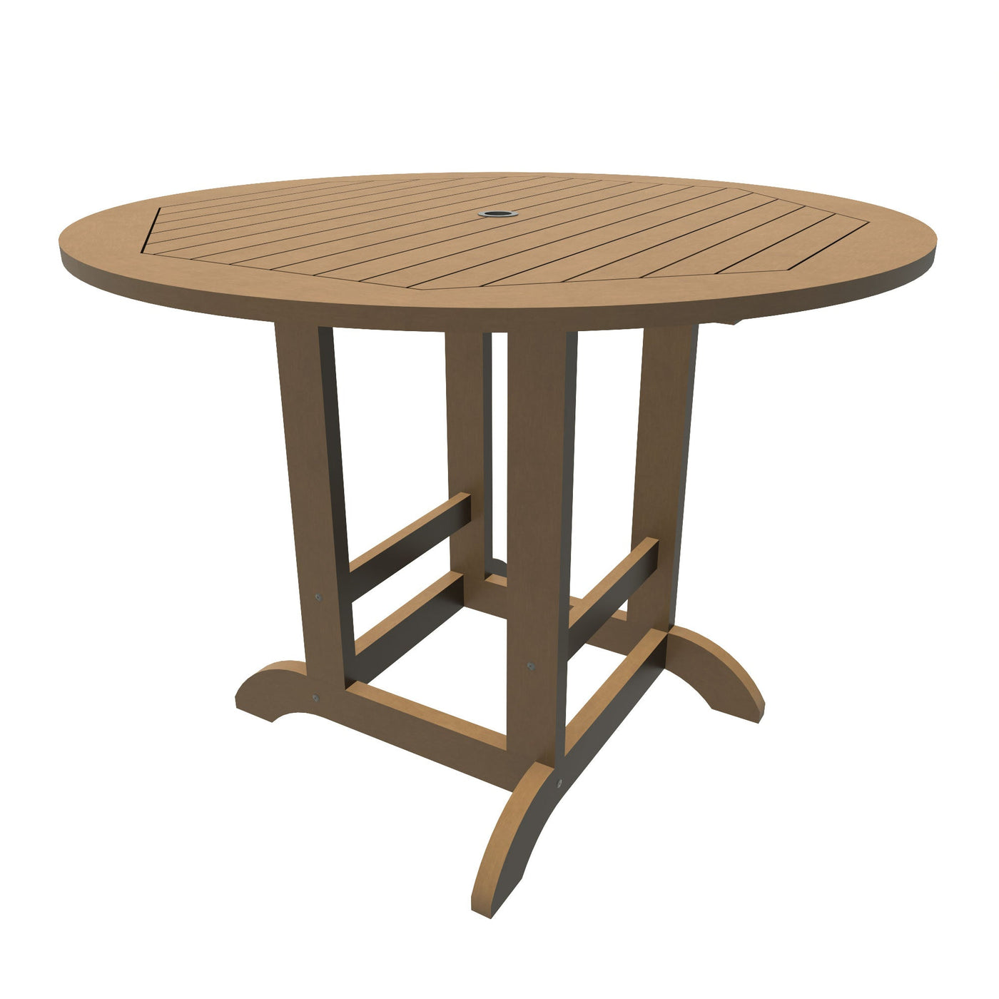Commercial Grade 48-inch Round Counter Height Dining Table Sequoia Professional Toffee 