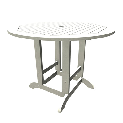 Commercial Grade 48-inch Round Counter Height Dining Table Sequoia Professional White 