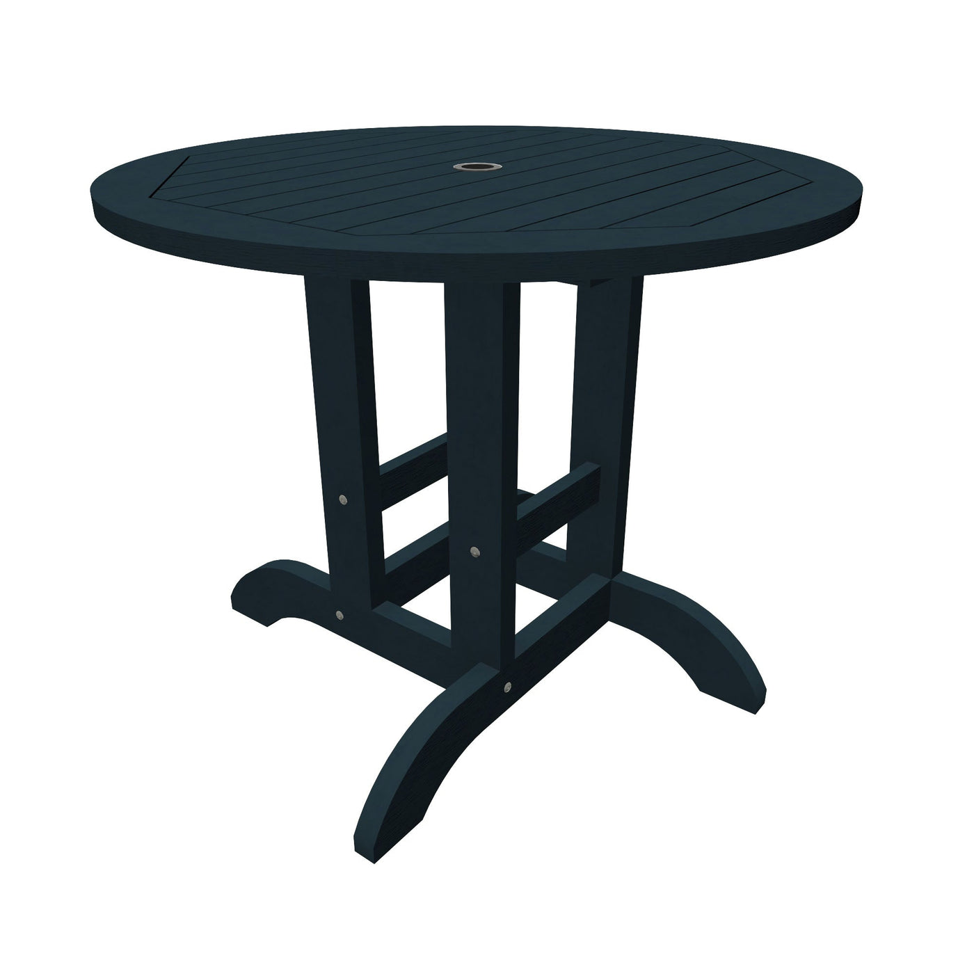 Commercial Grade 36-inch Round Bistro Dining Height Table Sequoia Professional Federal Blue 