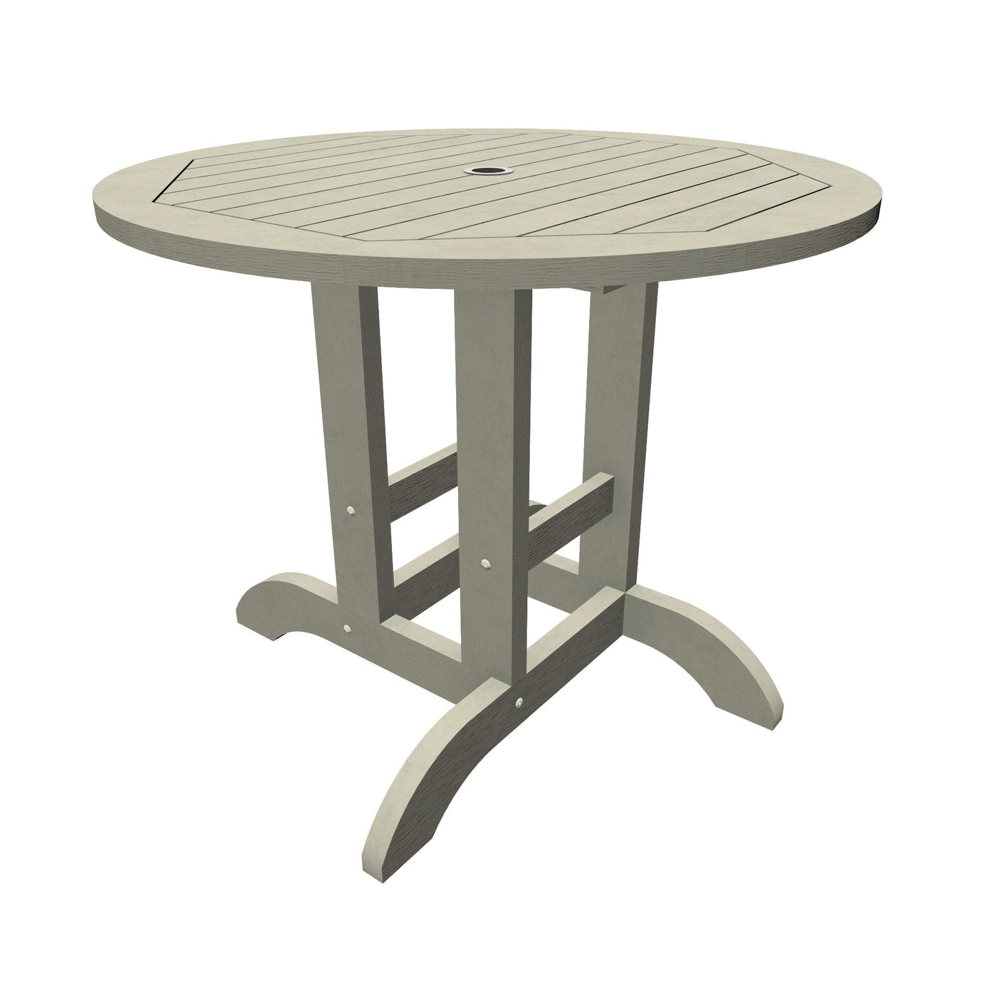 Commercial Grade 36-inch Round Bistro Dining Height Table Table Sequoia Professional Harbor Gray 