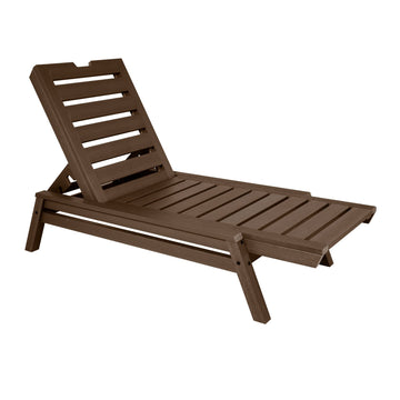Crestone Chaise Lounge Lounge Sequoia Weathered Acorn 