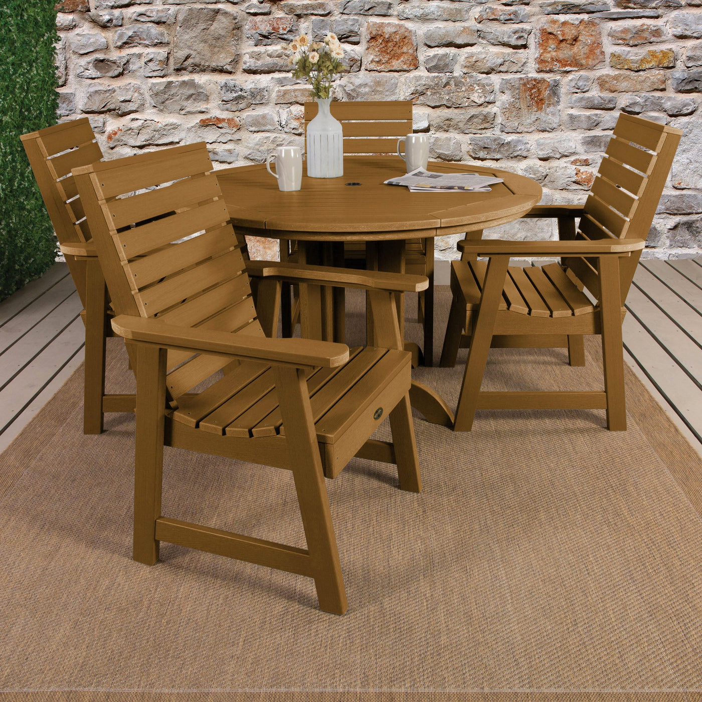 Glennville 5pc Round Dining Set Dining Sequoia Professional 