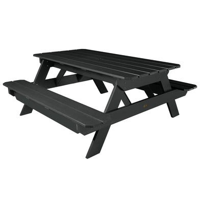 Commercial Grade "National" Picnic Table Dining Sequoia Professional Black 