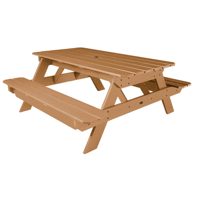 Commercial Grade "National" Picnic Table Dining Sequoia Professional Toffee 