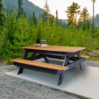 Commercial Grade "National" Picnic Table Sequoia Professional 