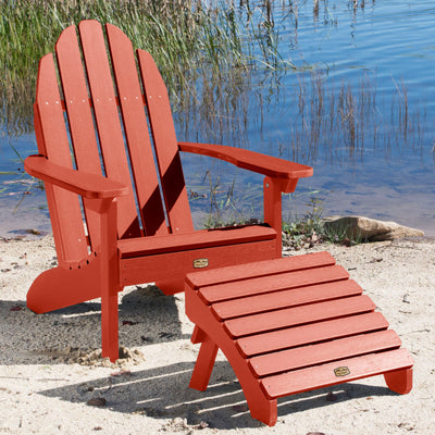 Essential Adirondack Chair with Essential Folding Ottoman ELK OUTDOORS® 