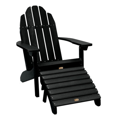 Essential Adirondack Chair with Essential Folding Ottoman ELK OUTDOORS® Abyss 