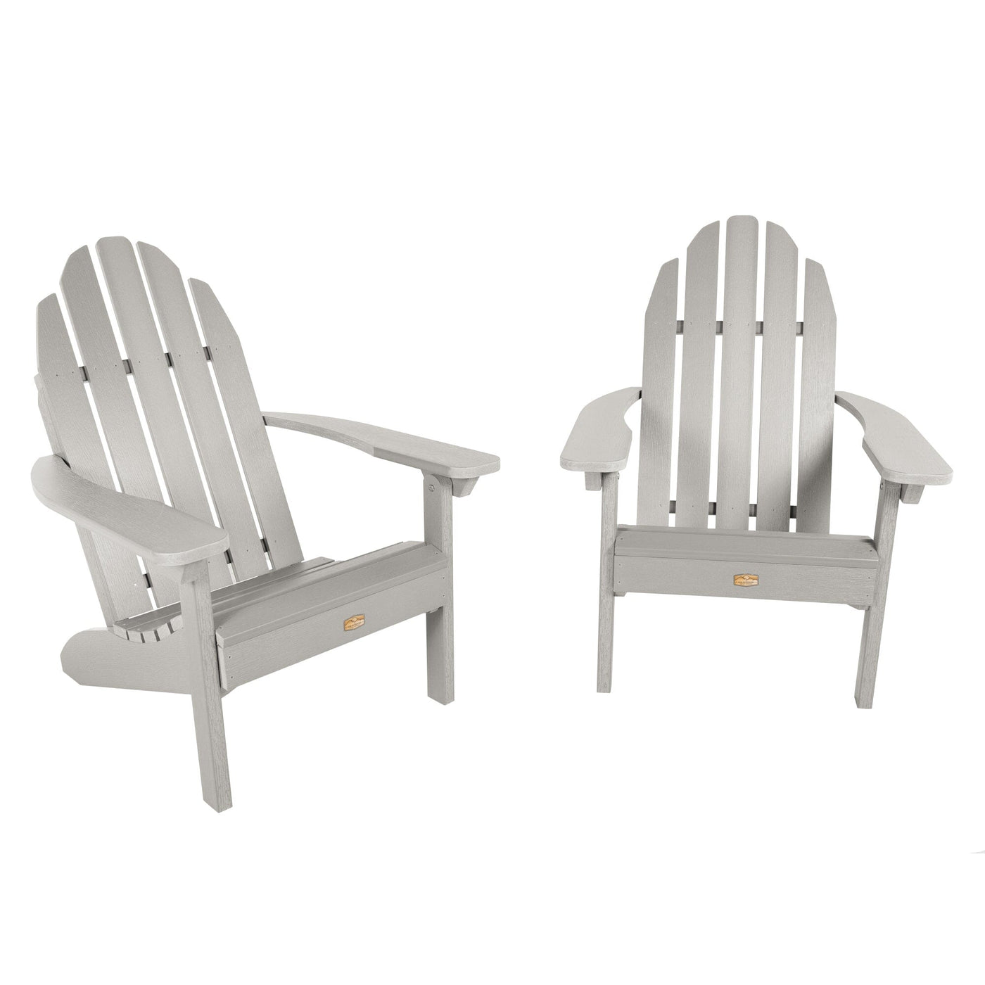 Set of 2 Essential Adirondack Chairs Kitted Sets ELK OUTDOORS® Harbor Gray 