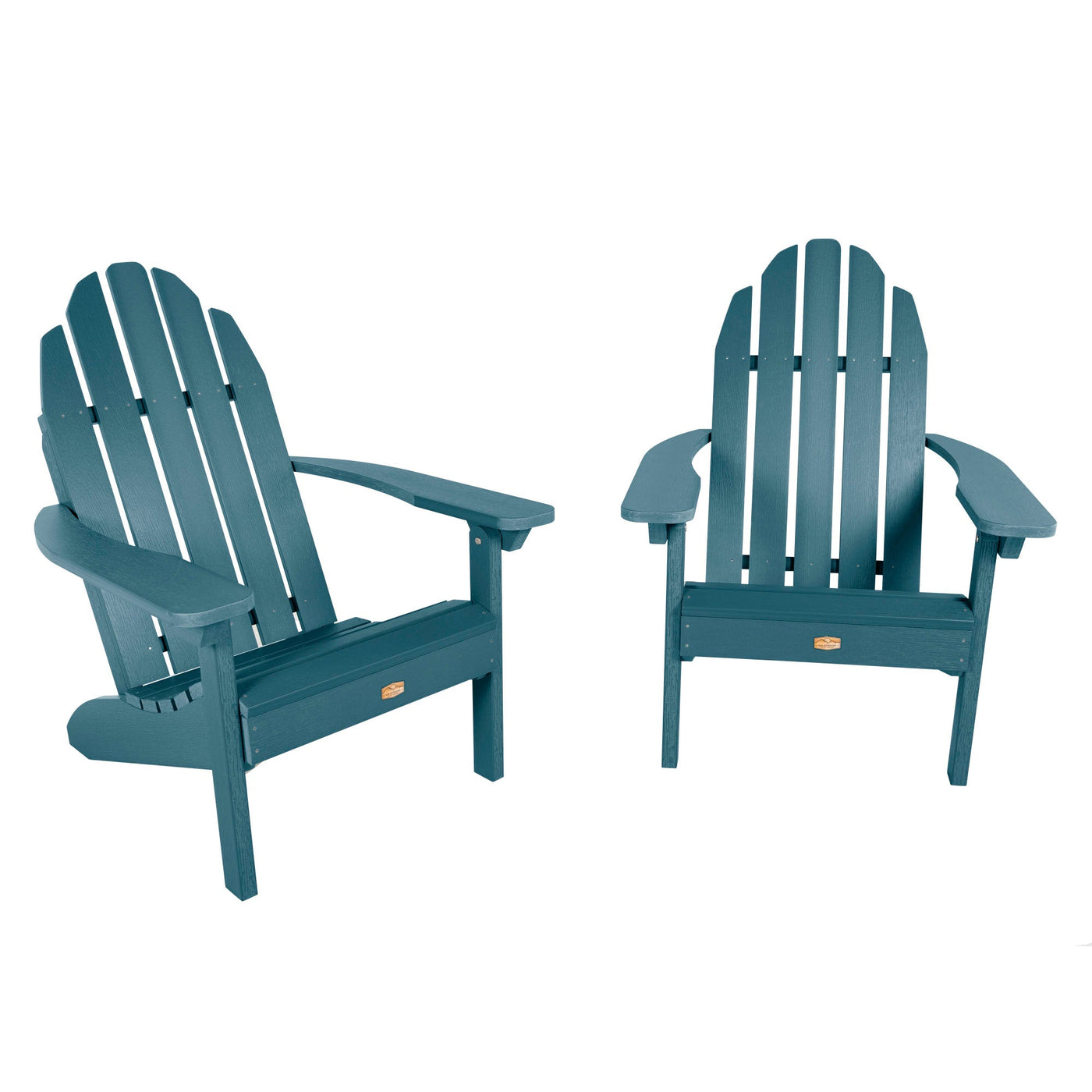 Set of 2 Essential Adirondack Chairs ELK OUTDOORS® Nantucket Blue 