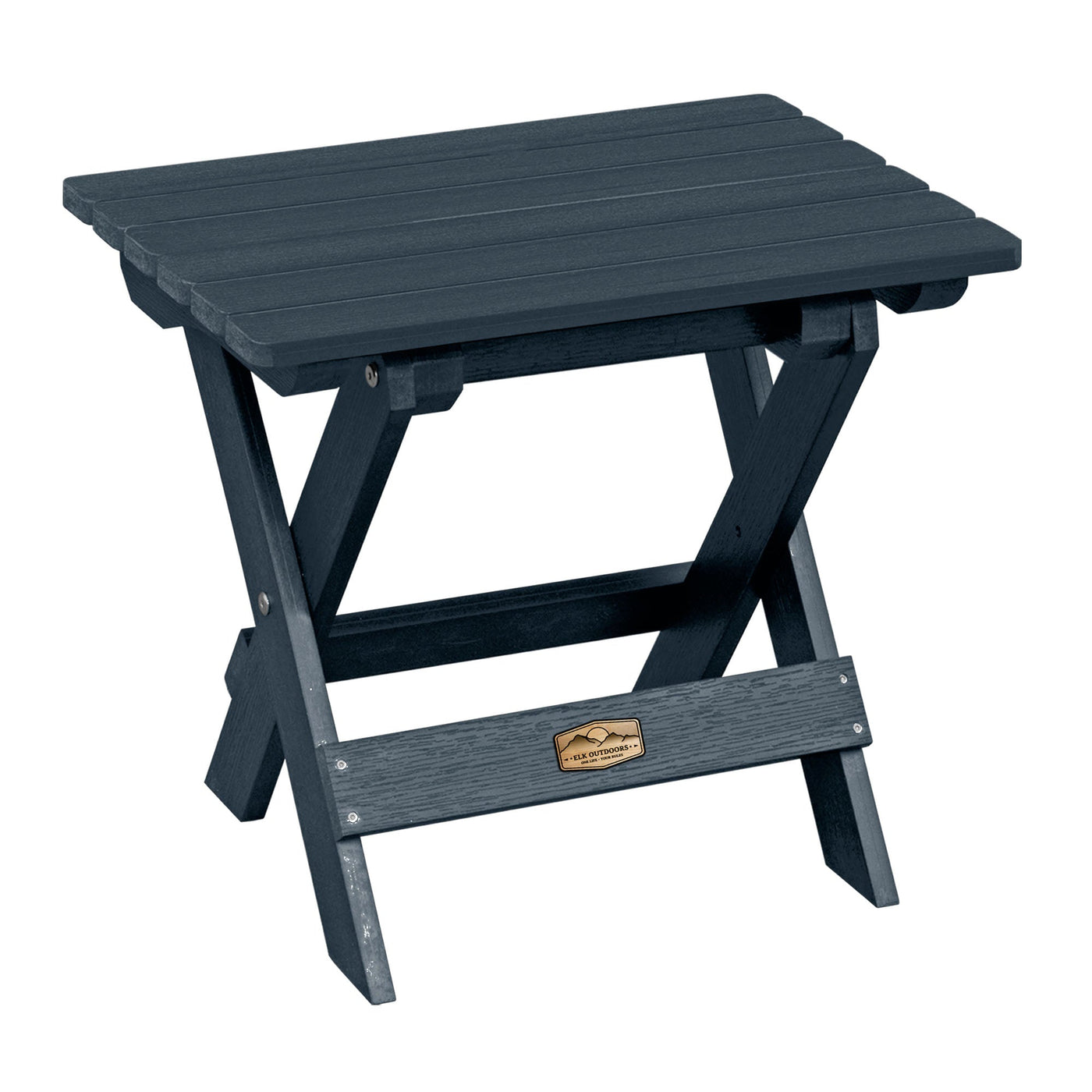 The Essential Folding Side Table ELK OUTDOORS® Federal Blue 