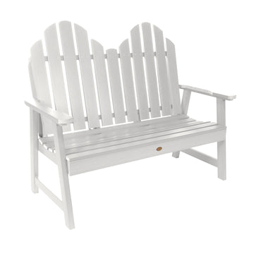 Refurbished Classic Westport 4ft Outdoor Garden Bench Highwood USA White 