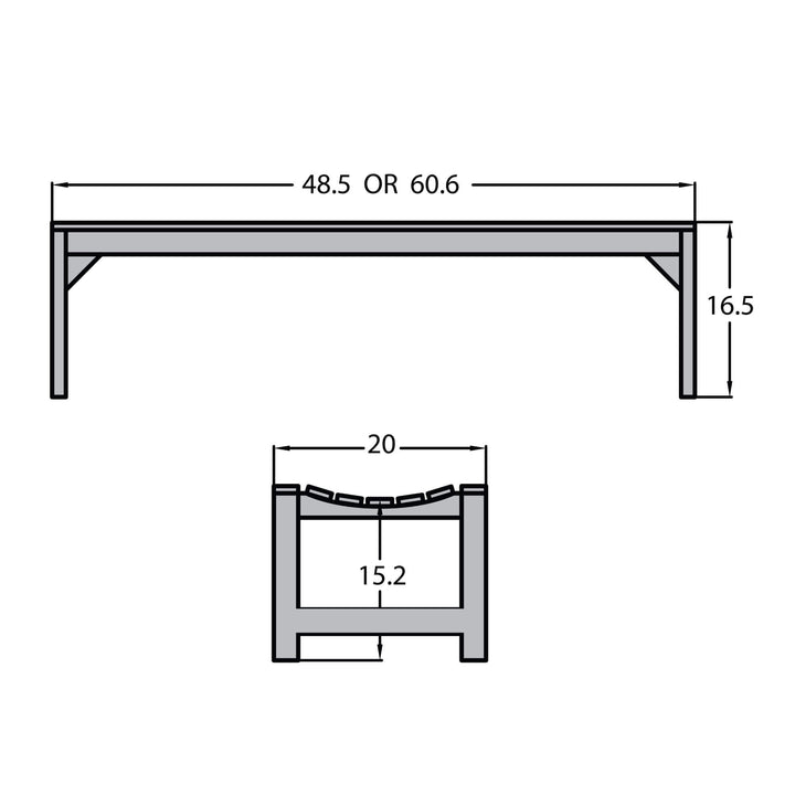 Refurbished Lehigh Picnic Bench BenchSwing Highwood USA 