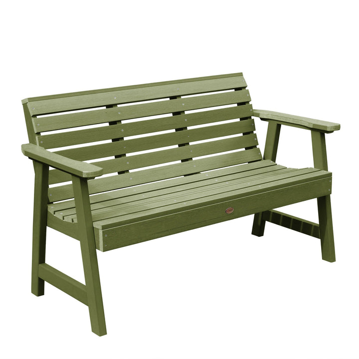 Refurbished 4ft Weatherly Garden Bench Highwood USA Dried Sage 