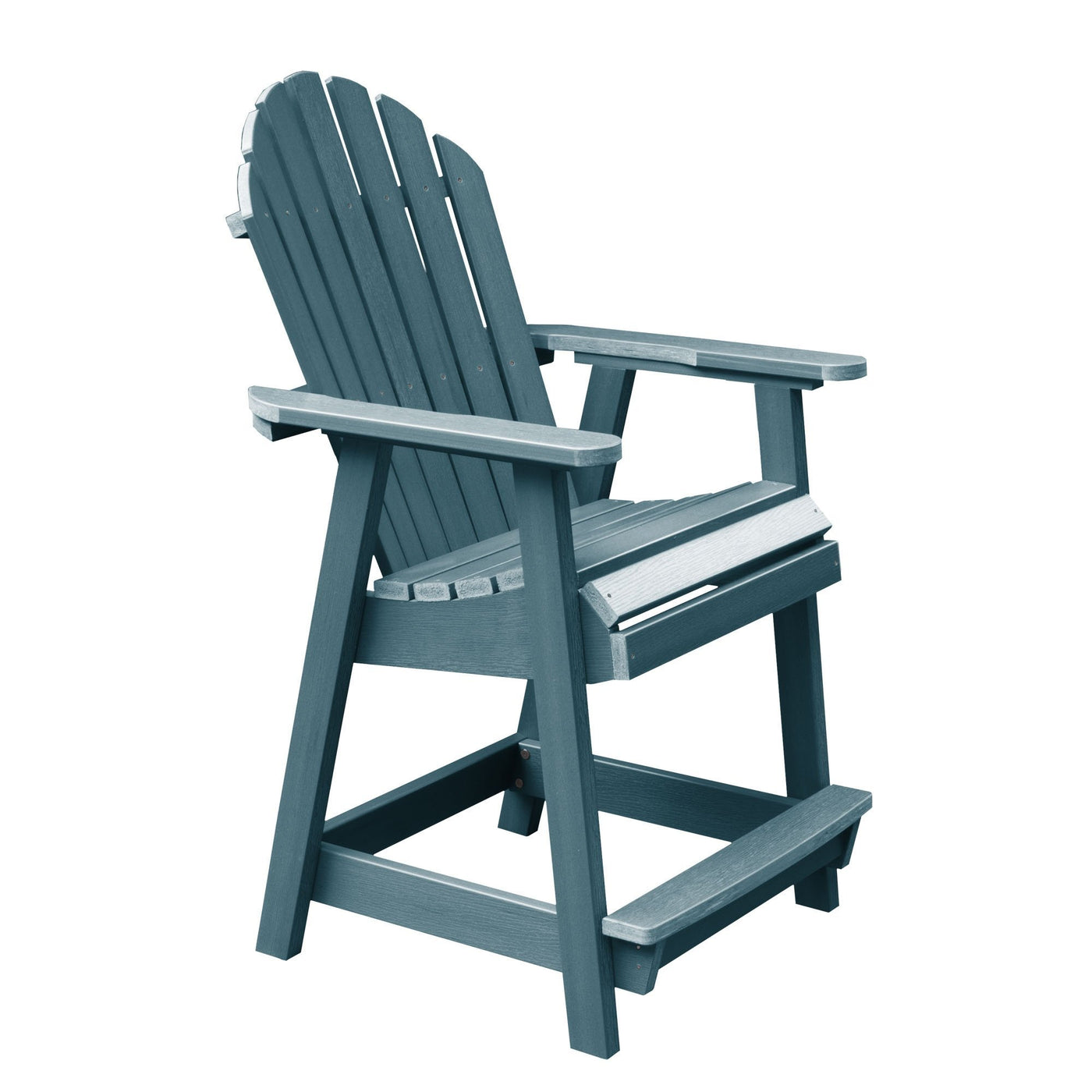 Refurbished Hamilton Counter Deck Chair Highwood USA Nantucket Blue 