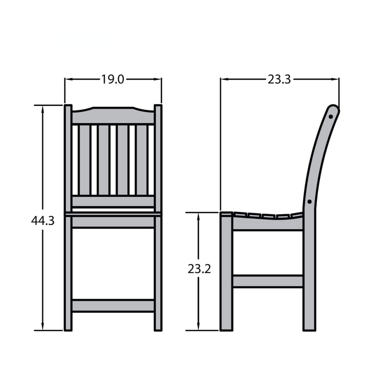 Refurbished Lehigh Counter Side Chair Highwood USA 